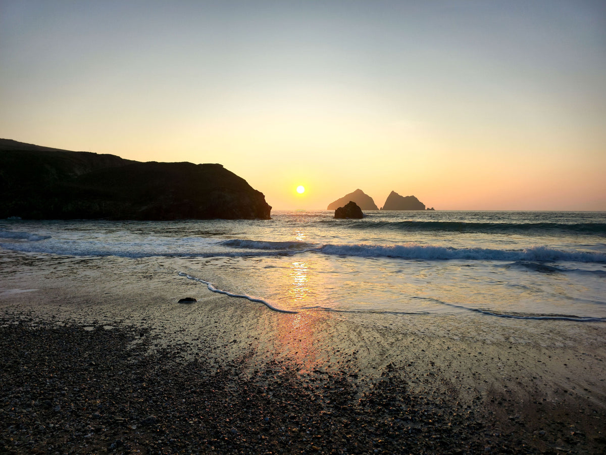 Holywell Bay Sunset